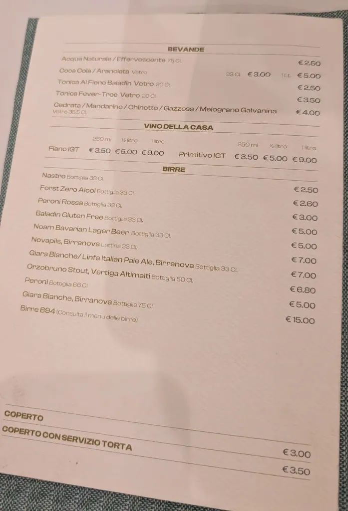 Menu_Trattoria Pugliese / 1888 Lounge Bar_Gioia del Colle_image_2