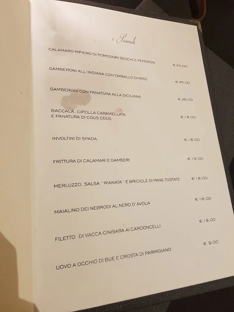 Menu_Ristorante Primafila Di Dionisio Munaco'_Agliandroni-Paternella_image_1
