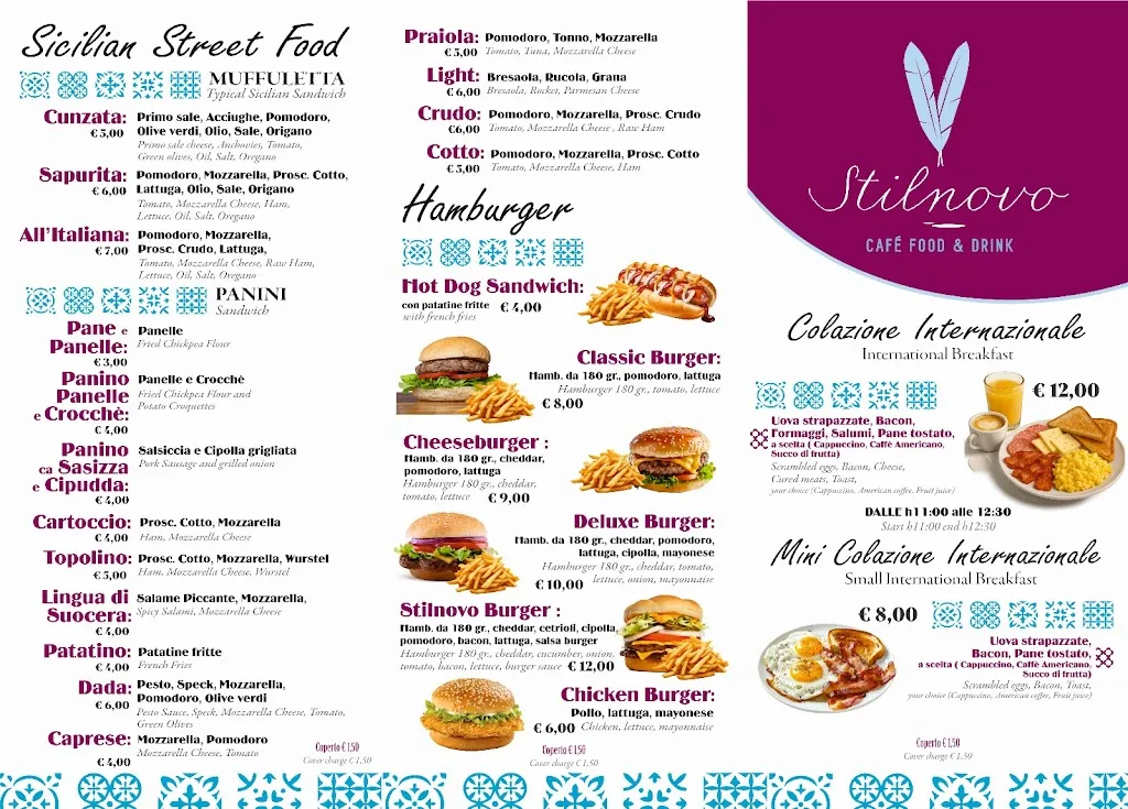 Menu_Stilnovo Cafè Food & Drink a Terrasini_Agliandroni-Paternella_image_1