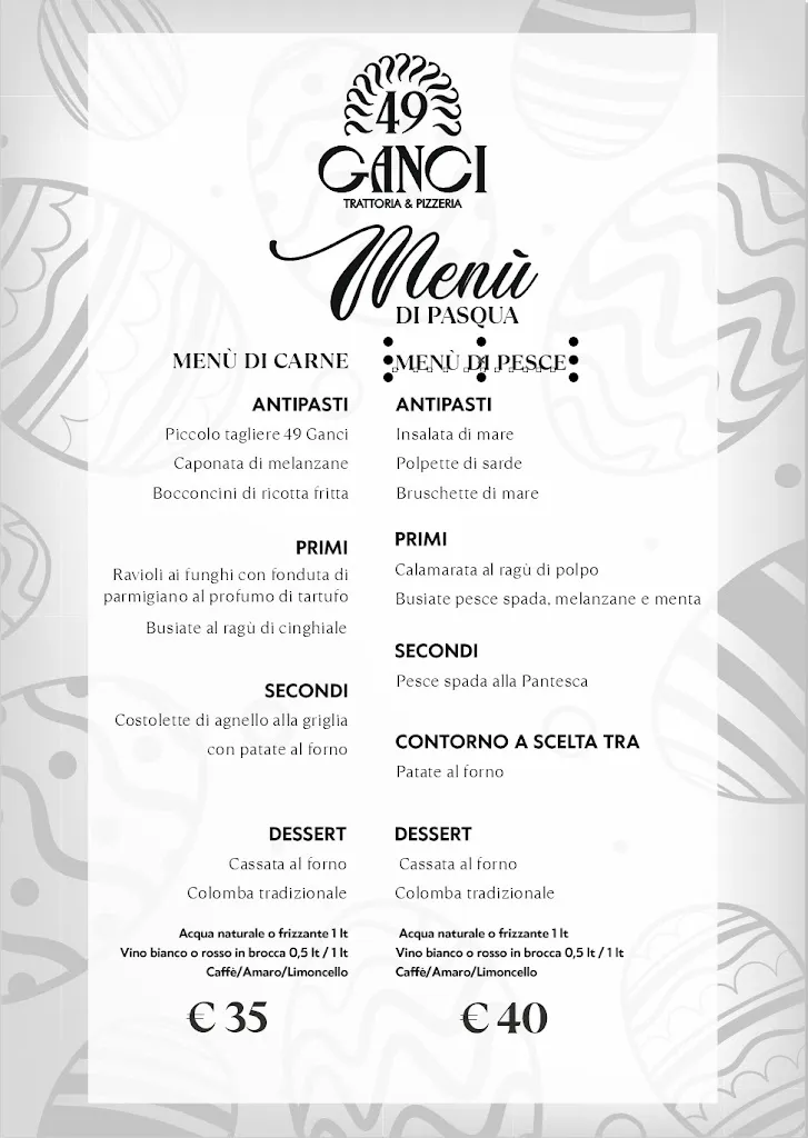 Menu_49GANCI TRATTORIA&PIZZERIA_Agliandroni-Paternella_image_1