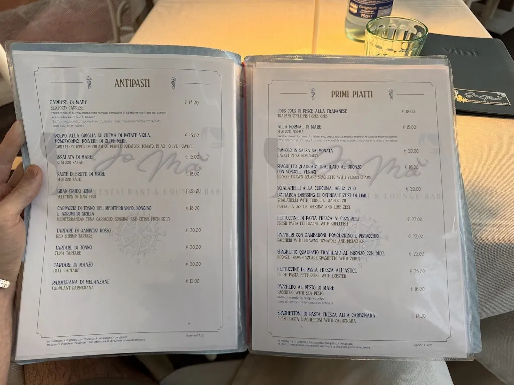 Menu_Jomá Restaurant_Agliandroni-Paternella_image_2