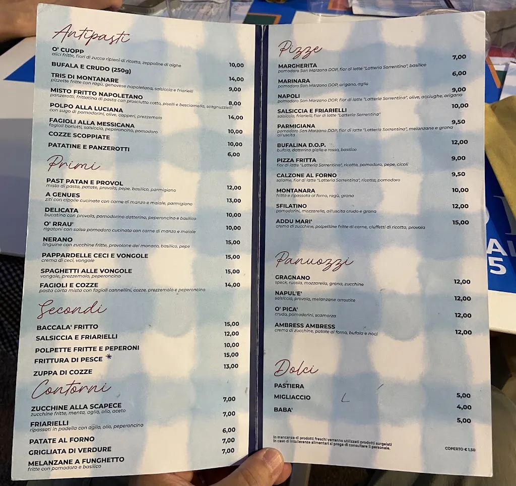 Menu_ADDUMARÌ PIZZERIA E CUCINA NAPOLETANA_Agliandroni-Paternella_image_1