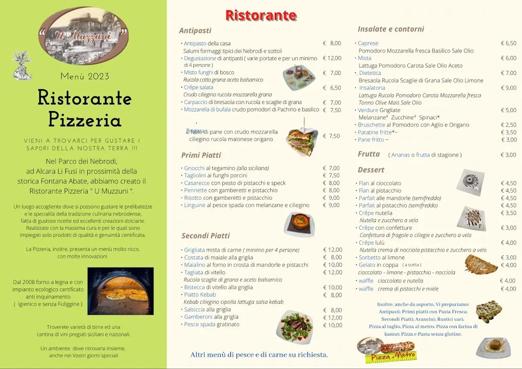 Menu_Ristorante - pizzeria 