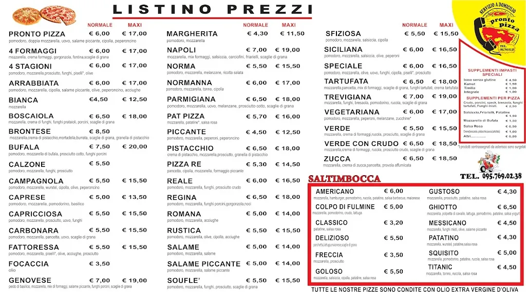 Menu_Pronto Pizza Adrano_Adrano_image_1