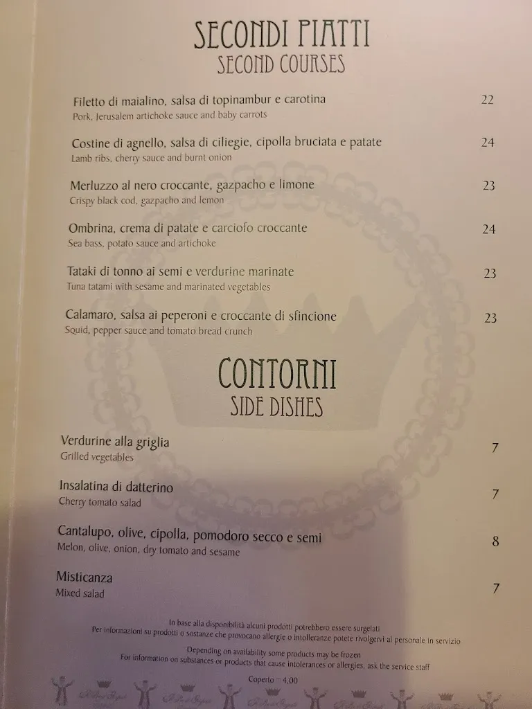 Menu_Il Re di Girgenti_Agrigento_imagen_1