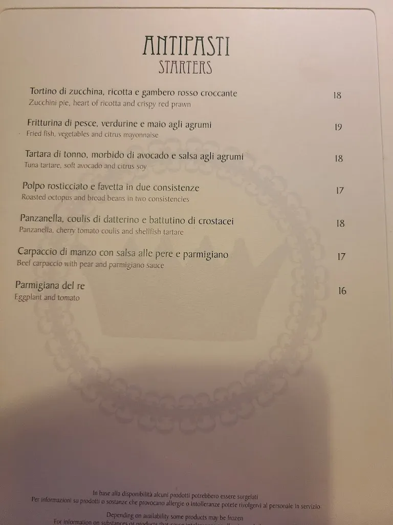 Menu_Il Re di Girgenti_Agrigento_imagen_3