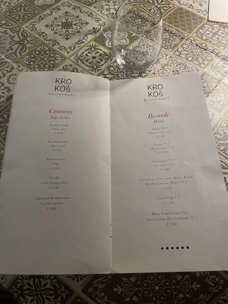 Menu_Ristorante Krokos_Agrigento_image_1