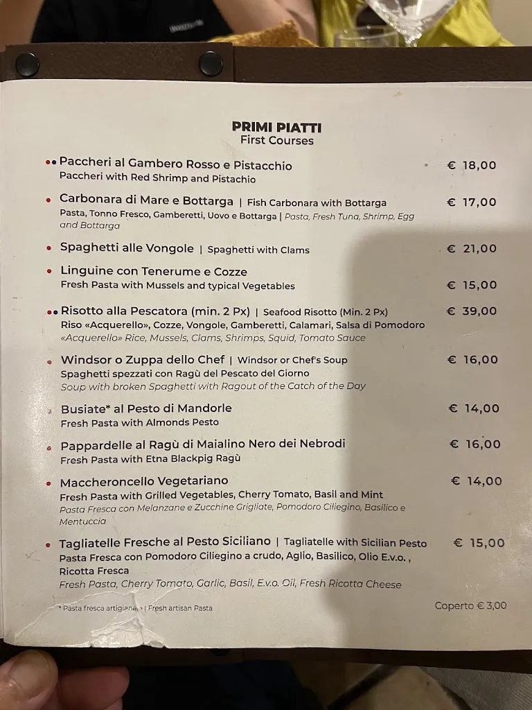 Menu_Ristorante Ruga Reali, Osteria del Teatro_Agrigento_image_2