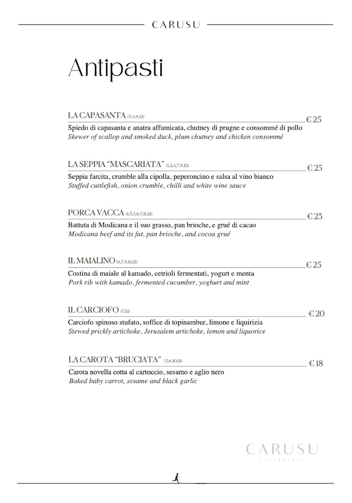 Menu_Carusu Restaurant_Agrigento_image_3