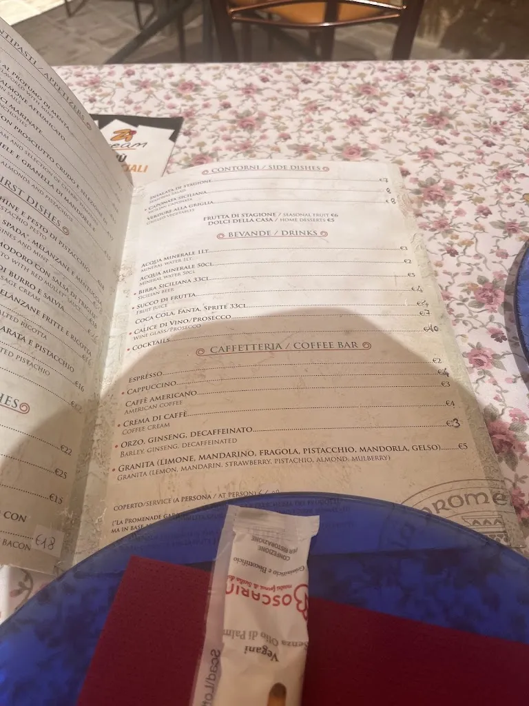 Menu_La Promenade dei Templi_Agrigento_image_3