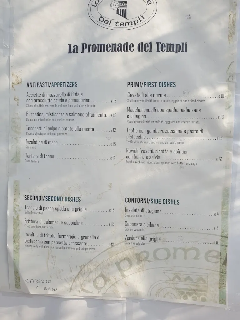 Menu_La Promenade dei Templi_Agrigento_image_4