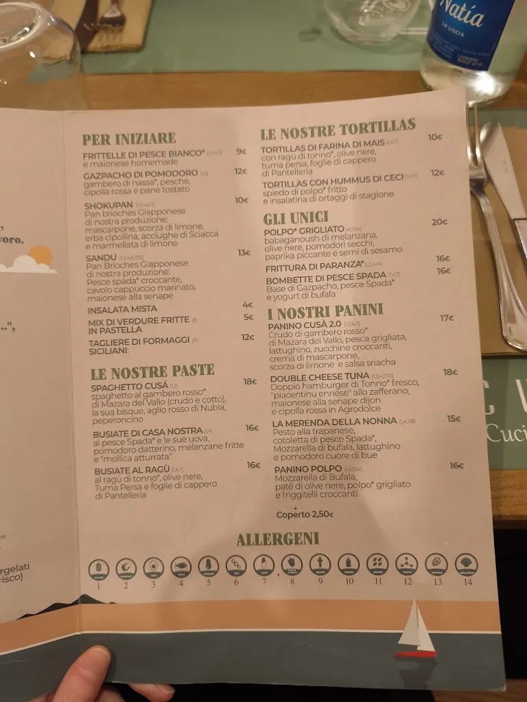 Menu_Cusà Cucina di mare_Agrigento_image_4