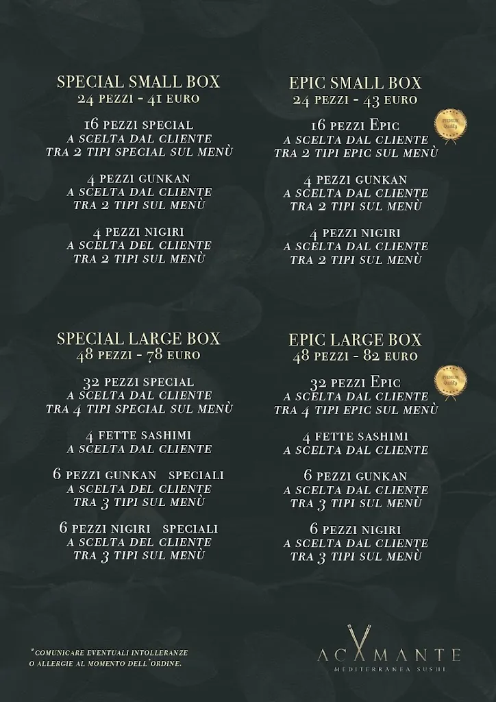 Menu_Acamante restaurant food and drink_Agrigento_image_1