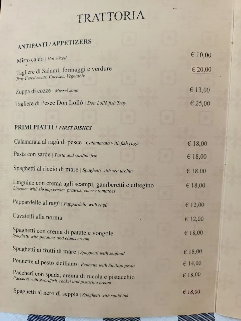 Menu_Trattoria Don Lollò_Agrigento_image_2