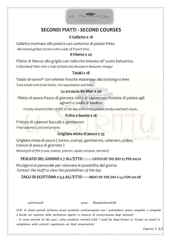 Menu_U'Strittu di Sant'Anna_Agrigento_immagine_4