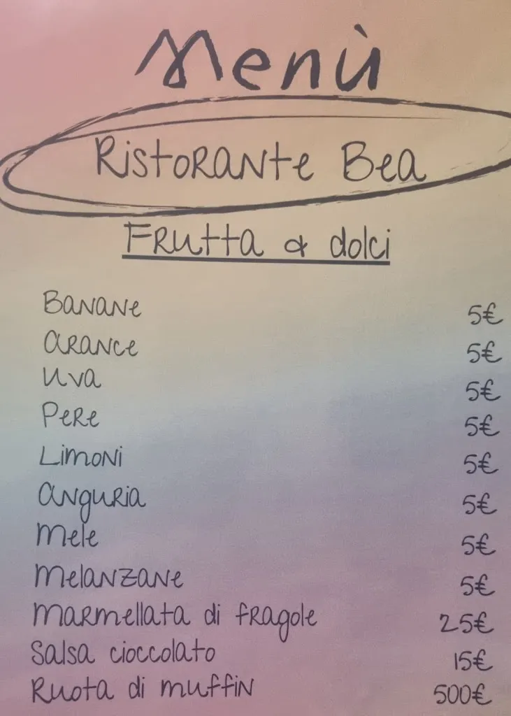 Menu_Ristorante Bea_Agrigento_image_1