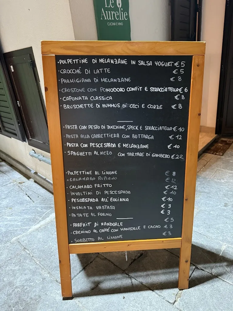 Menu_Le Aurelie - Cucina e vino_Altofonte_image_2