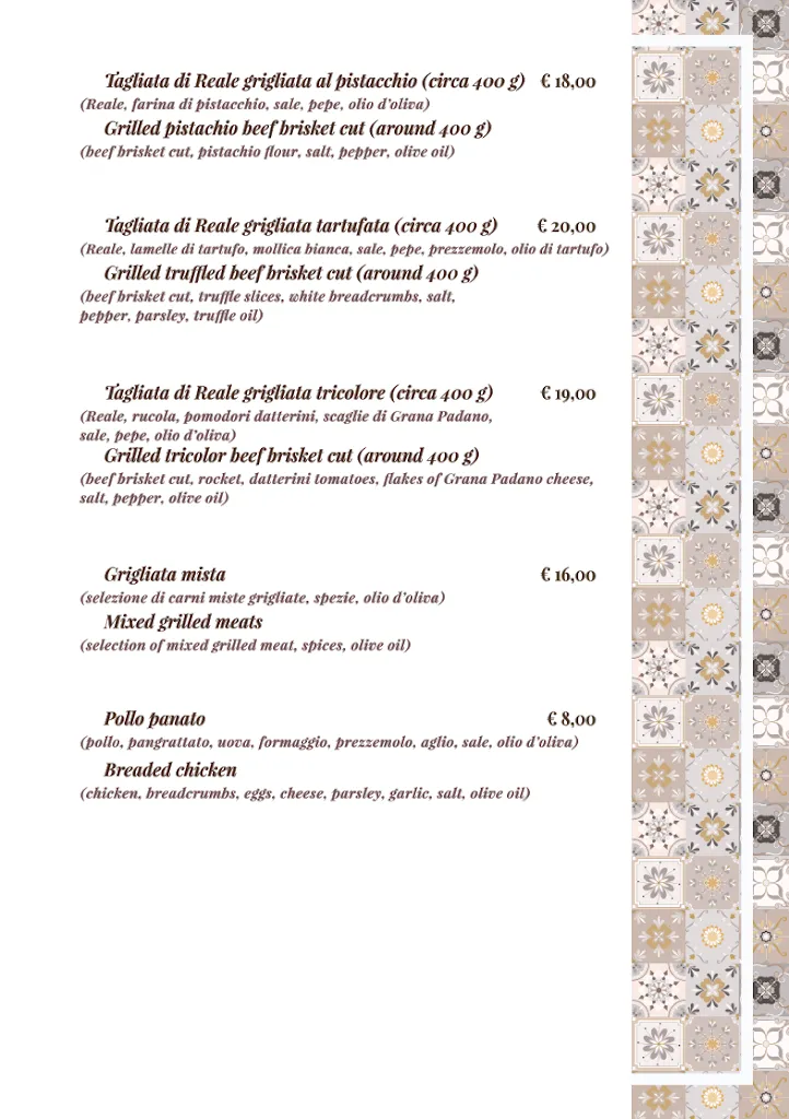 Menu_La Bisaccia Ristorante Cucina Rurale_Alcamo_image_4