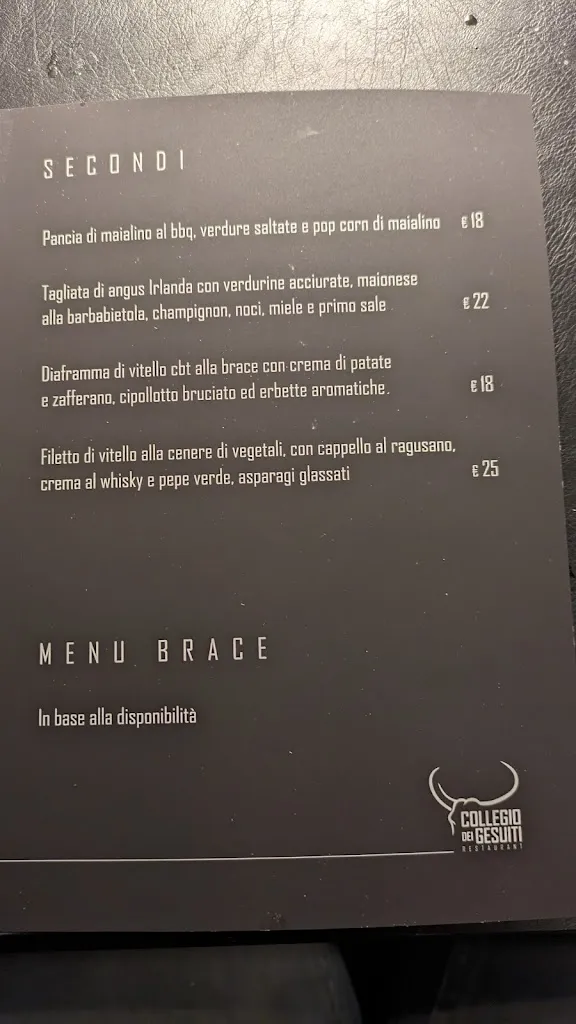 Menu_Collegio dei Gesuiti Restaurant_Alcamo_image_1