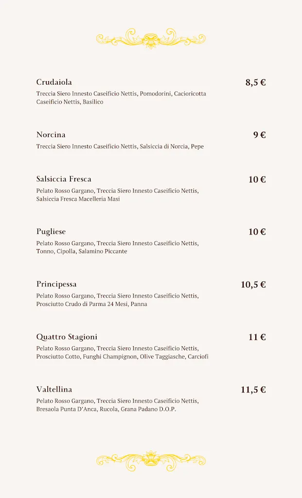 Menu_Al Castello Pizzeria Birreria_Gioia del Colle_immagine_2