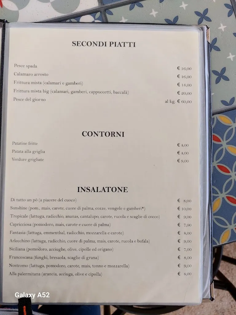 Menu_Sunshine Ristorante pizzeria_Alcamo_image_3