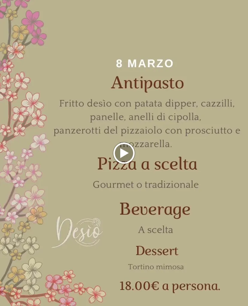 Menu_Desìo Pizzeria - Pizzeria Gourmet ad Alcamo_Alcamo_image_1
