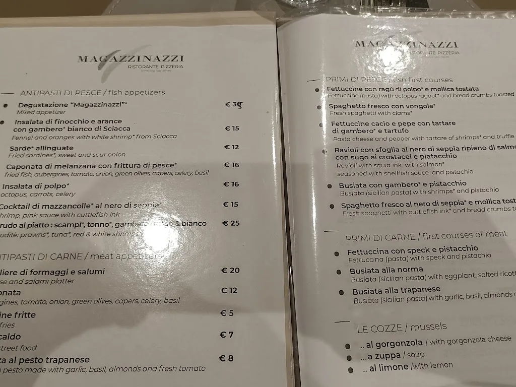 Menu_Magazzinazzi Ristorante & Pizzeria_Alcamo_image_1