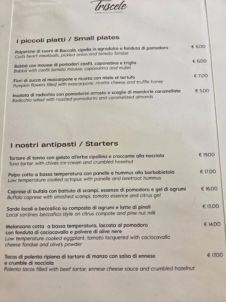 Menu_Triscele Restaurant_Aliminusa_image_1