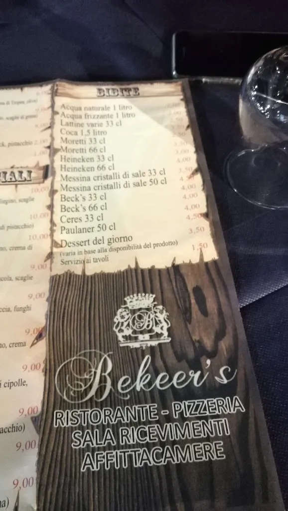 Menu_La Fattoria Bekeer's_Altavilla Milicia_image_2