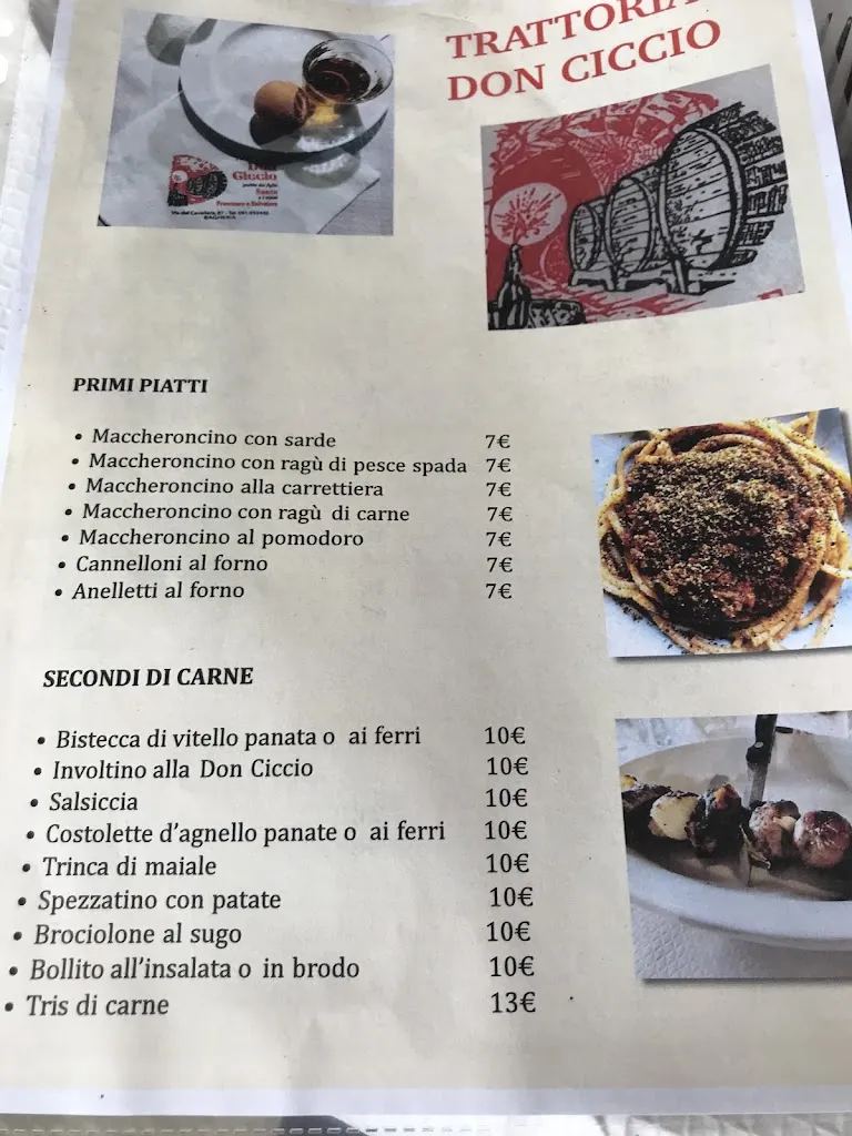 Menu_Trattoria Don Ciccio, Bagheria_Altavilla Milicia_image_2