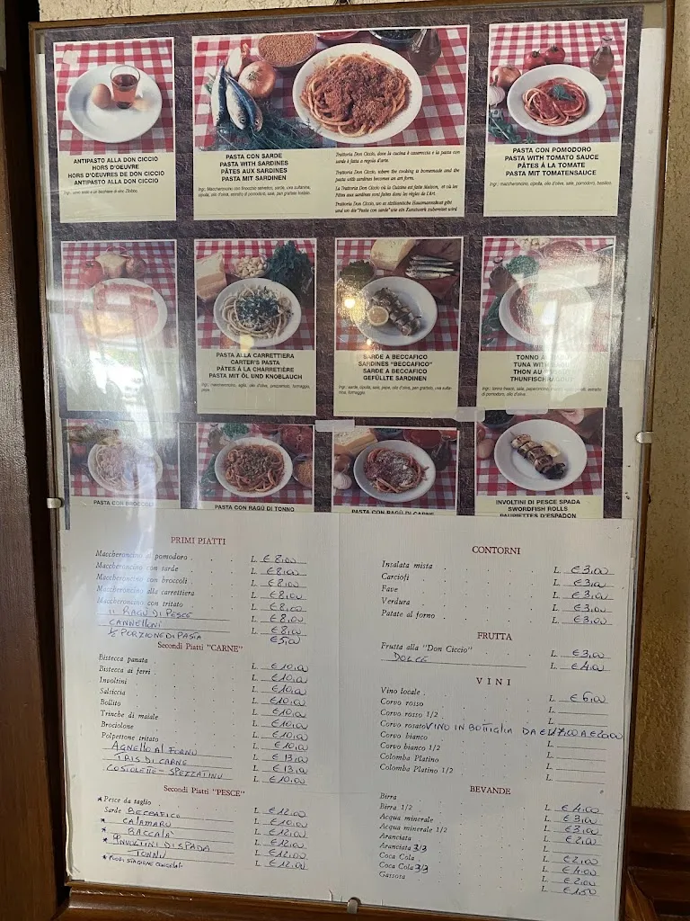 Menu_Trattoria Don Ciccio, Bagheria_Altavilla Milicia_image_4