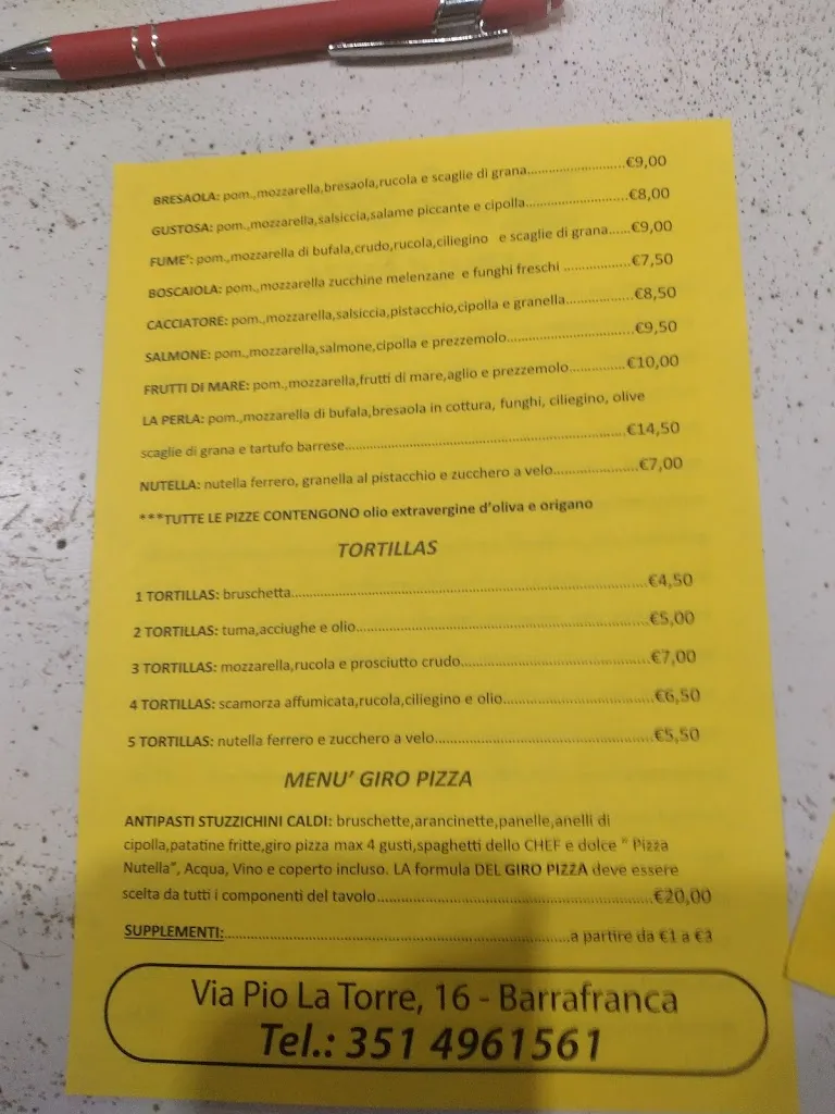 Menu_La Perla ristorante_Barrafranca_image_2