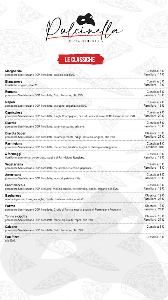 Menü_Pulcinella Pizzeria _ Lounge bar_Belmonte Mezzagno_Bild_2