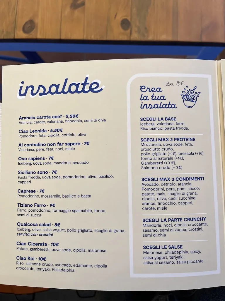 Menu_CIAO - Dolce & Salato_Barcellona Pozzo di Gotto_image_1