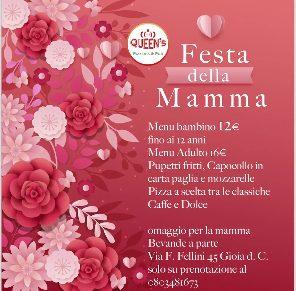 Menü_Queens Gioia Pizzeria_Gioia del Colle_Bild_1