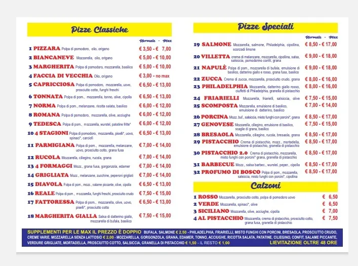 Menu_Pizzeria La Villetta Belpasso_Belpasso_image_1