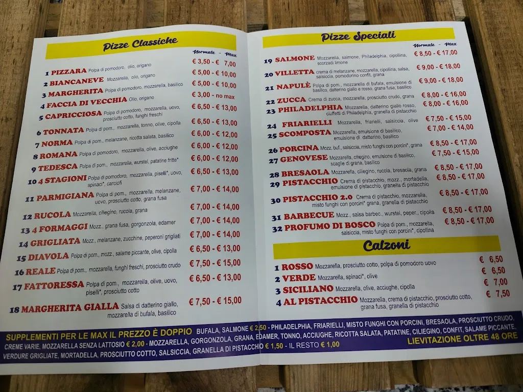 Menu_Pizzeria La Villetta Belpasso_Belpasso_image_3