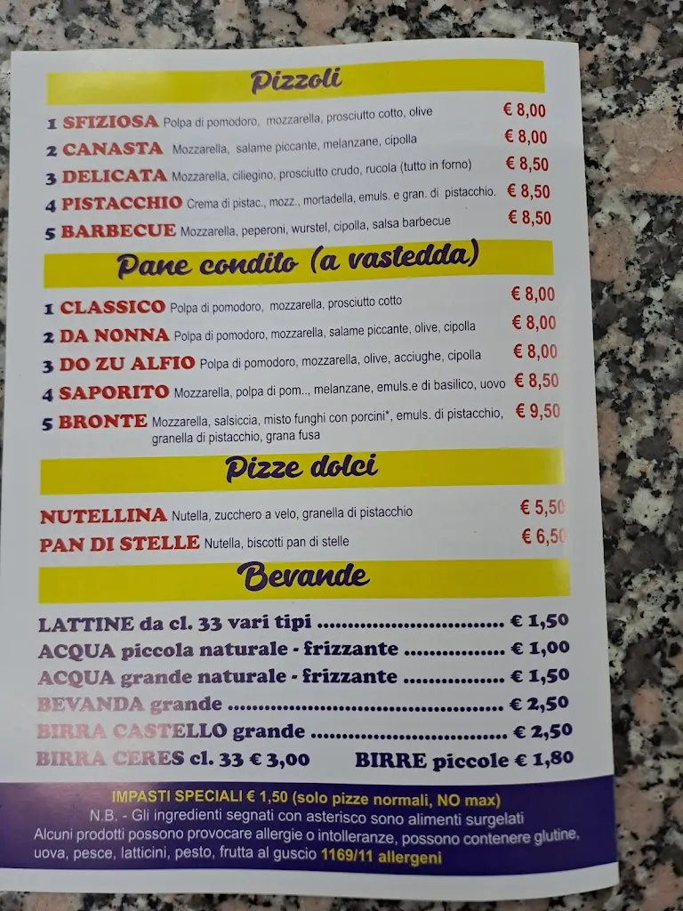 Menu_Pizzeria La Villetta Belpasso_Belpasso_image_4