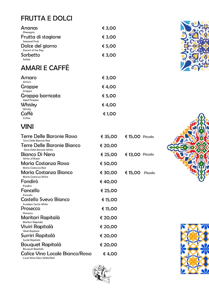 Menu_Salvo's restaurant_Belpasso_image_1