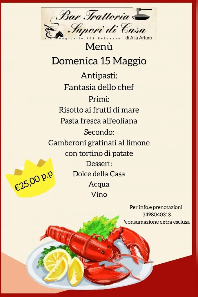 Menu_Bar Trattoria Sapori di Casa di Alia Arturo_Belpasso_image_3