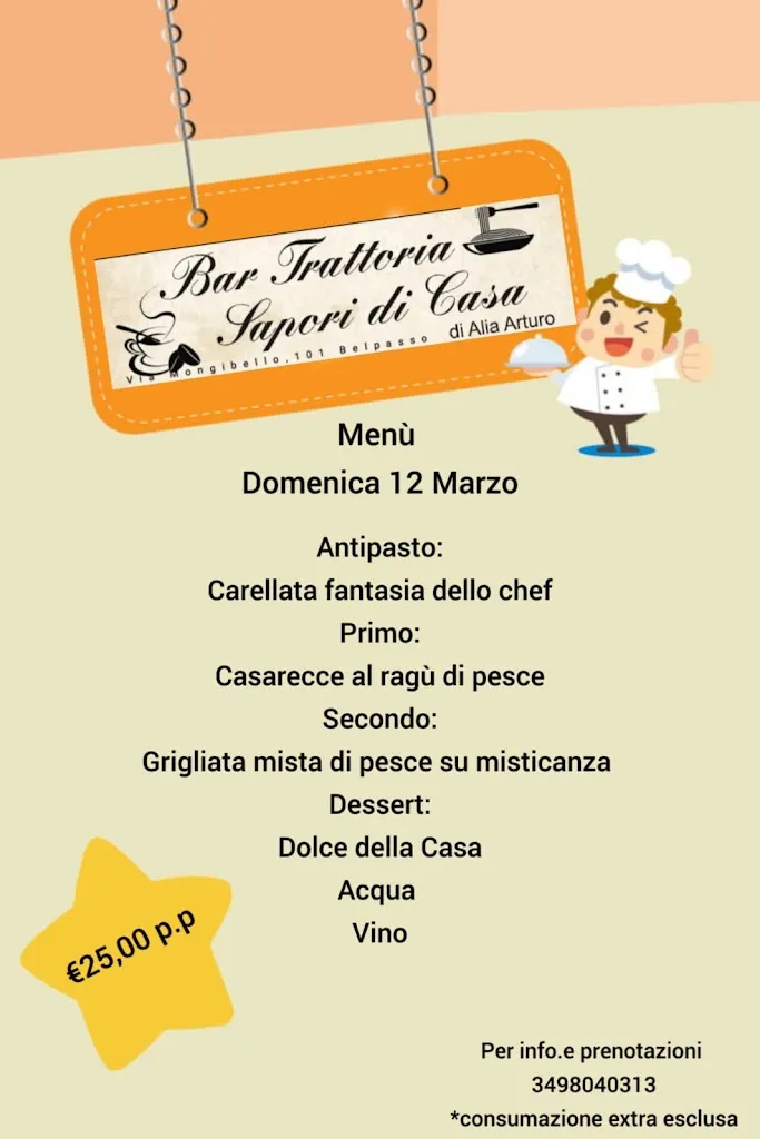 Menu_Bar Trattoria Sapori di Casa di Alia Arturo_Belpasso_image_4