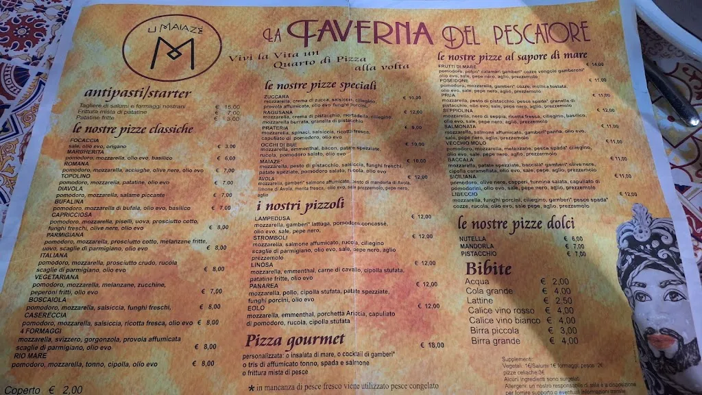 Menu_La Taverna Del Pescatore_Avola_image_4