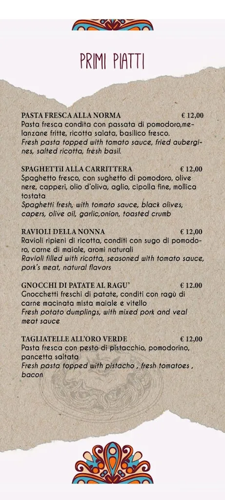 Menu_Sudd the [un]usual food Ristorante Avola_Avola_image_2