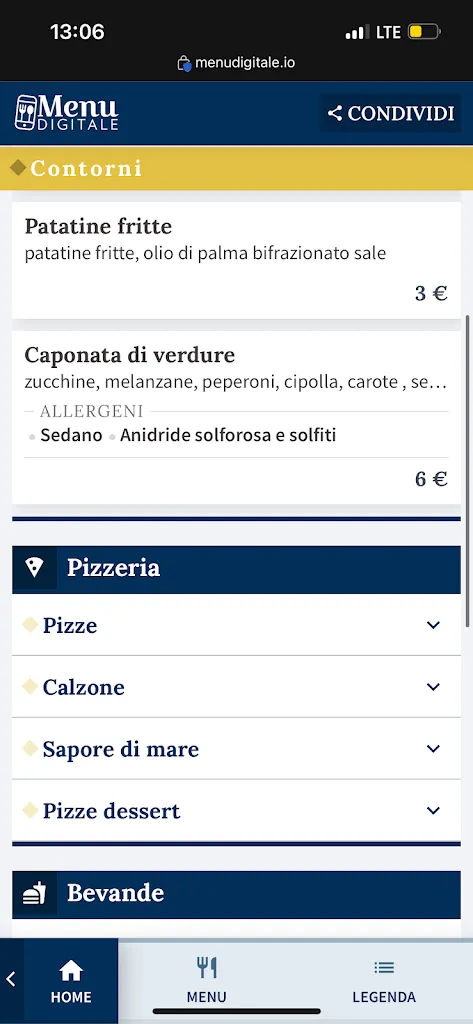 Menu_Miramare Sea Restaurant e Pizzeria_Avola_image_1