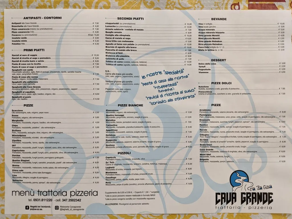 Menu_Bar trattoria Pizzeria Cava Grande Ra Zia Gina_Avola_image_3