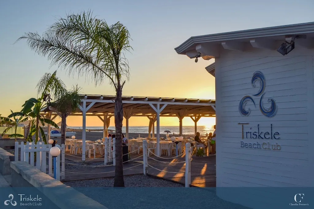 Triskele Beach Club restaurant in Brolo