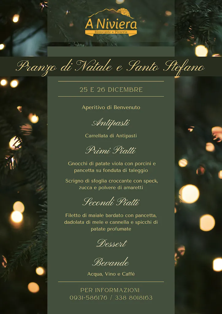 Menu_A Niviera, Ristorante e Pizzeria_Buccheri_image_3