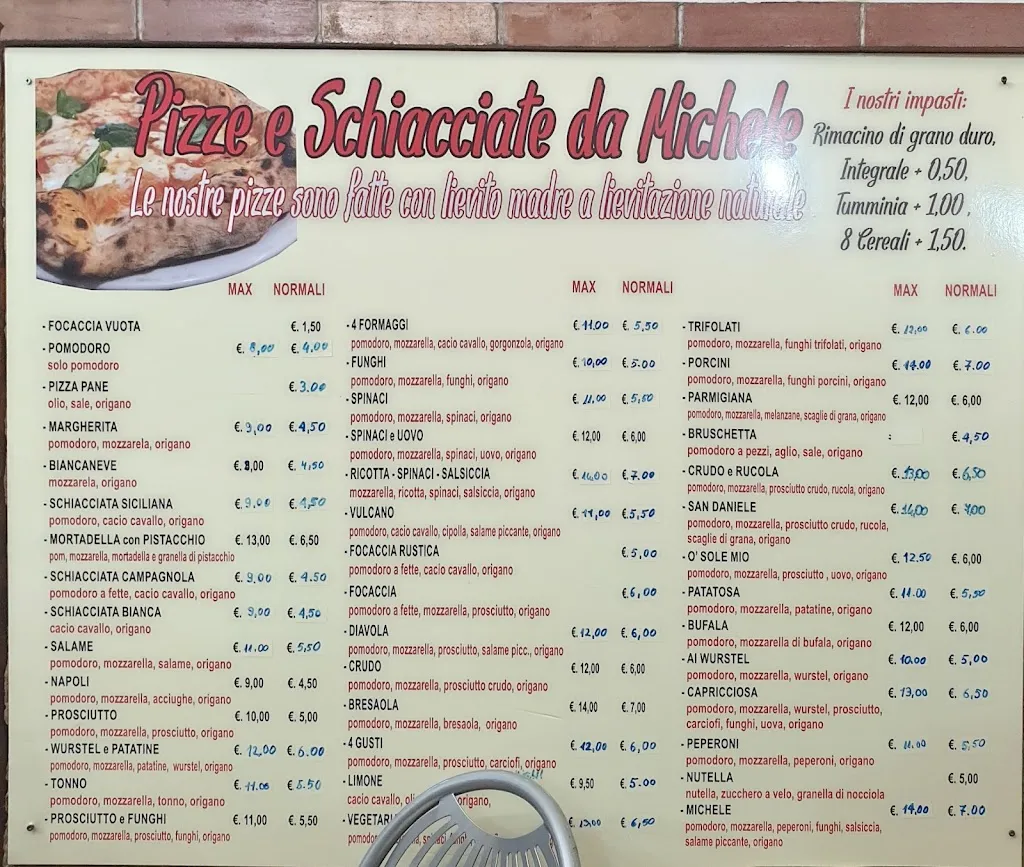 Menu_Pizze e Schiacciate da Michele_Borgetto_image_1