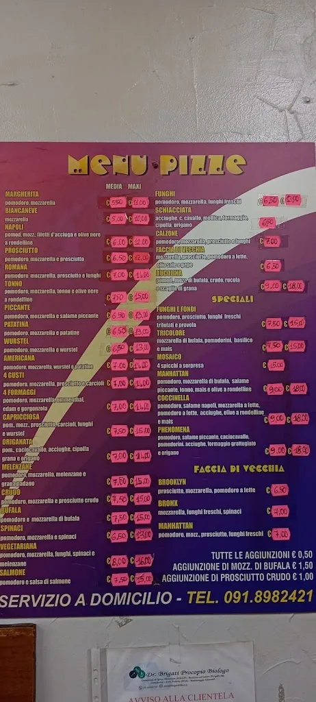 Menu_Manhattan pizza di Billante Vincenzo_Borgetto_image_2