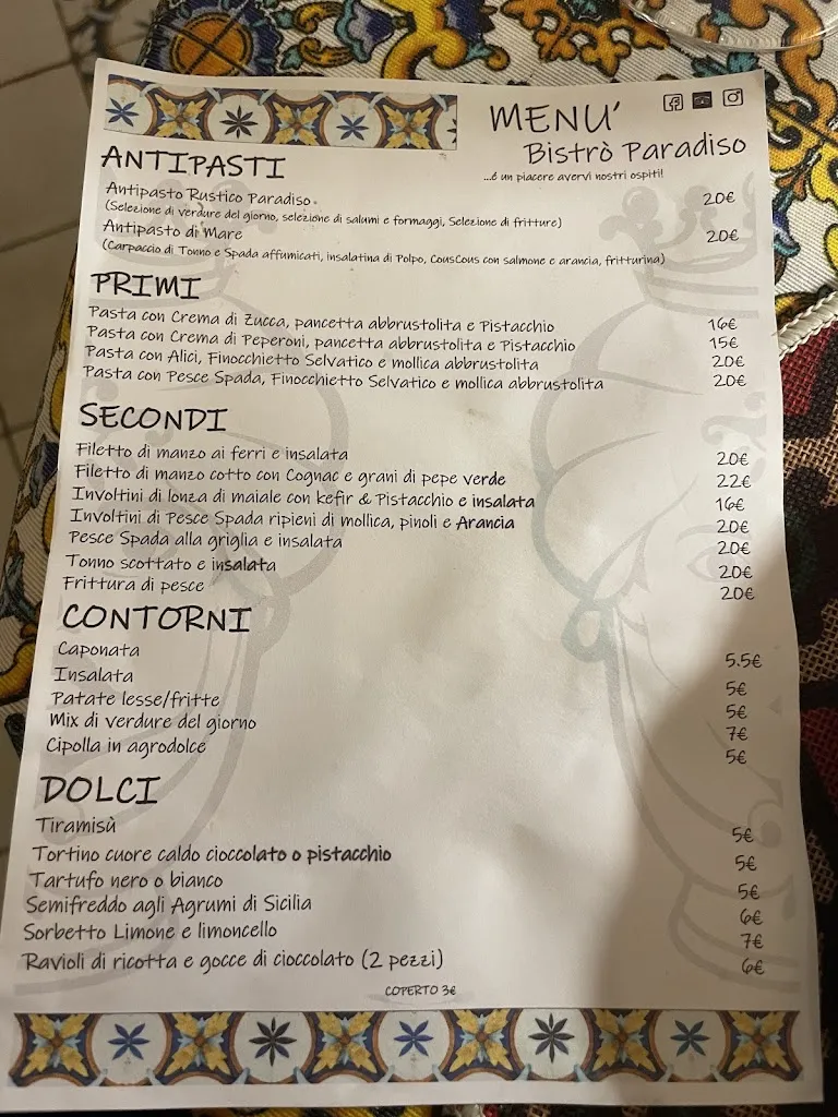 Menu_Bistrò Paradiso con giardino_Calascibetta_image_1